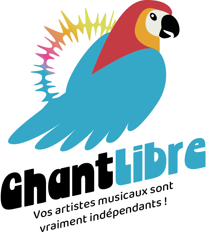 ChantLibre, logo réalisé sur illustrator pour une application de musique