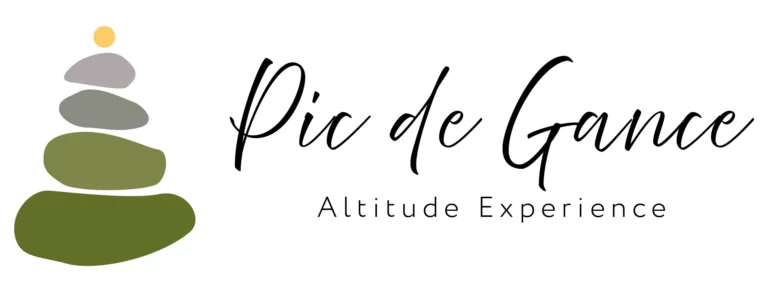 Design Logo Pic De Gance sur fond blanc