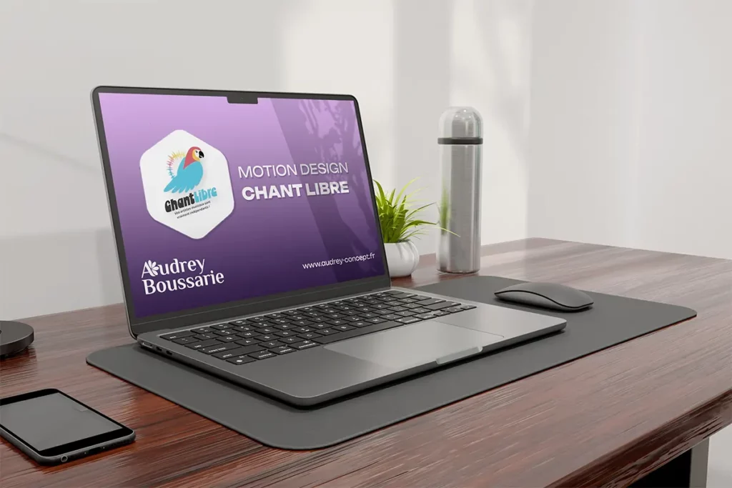 Motion Design de mes logos, réalisé sur Adobe After Effects